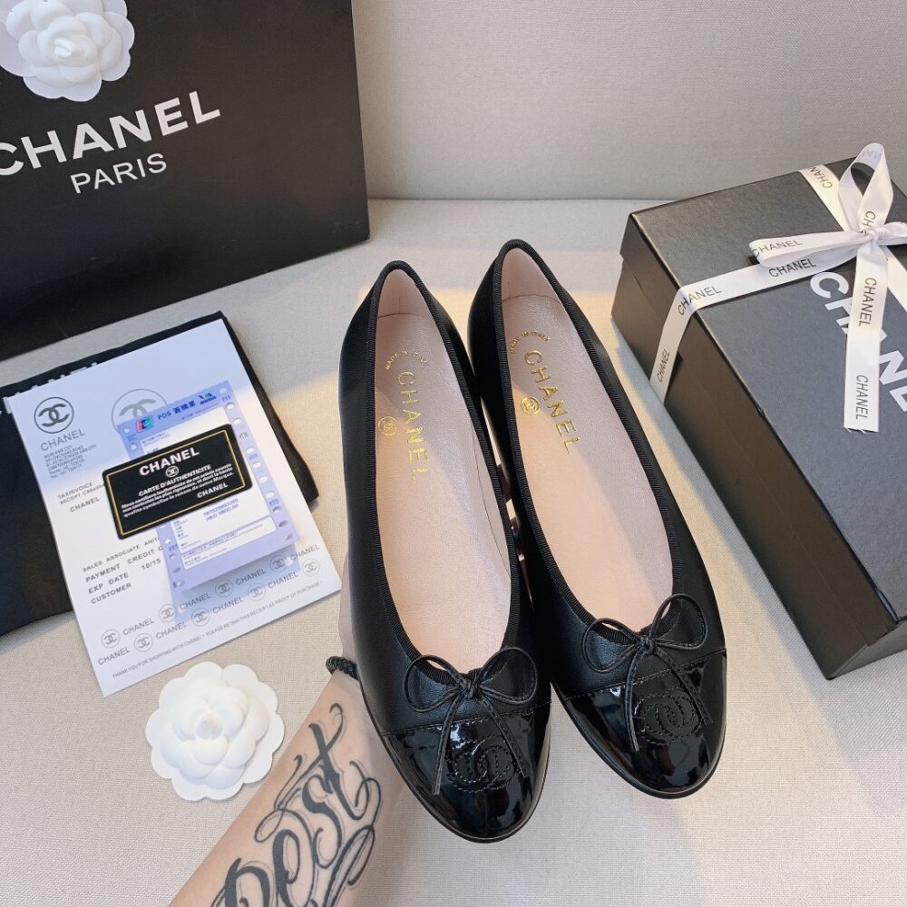 CHANEL FLAT BLACK SANDALS G02819 Y01552 94305 - Image 10