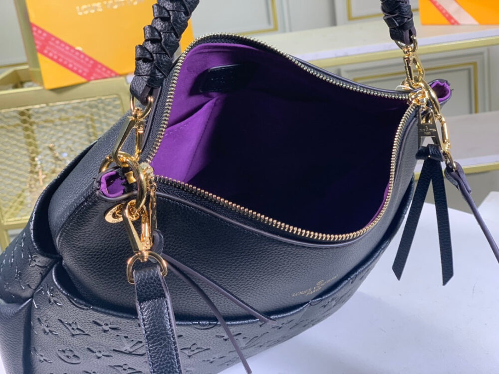 LOUIS VUITTON MAIDA HOBO BAG BLACK 32CM M45522 - Image 3