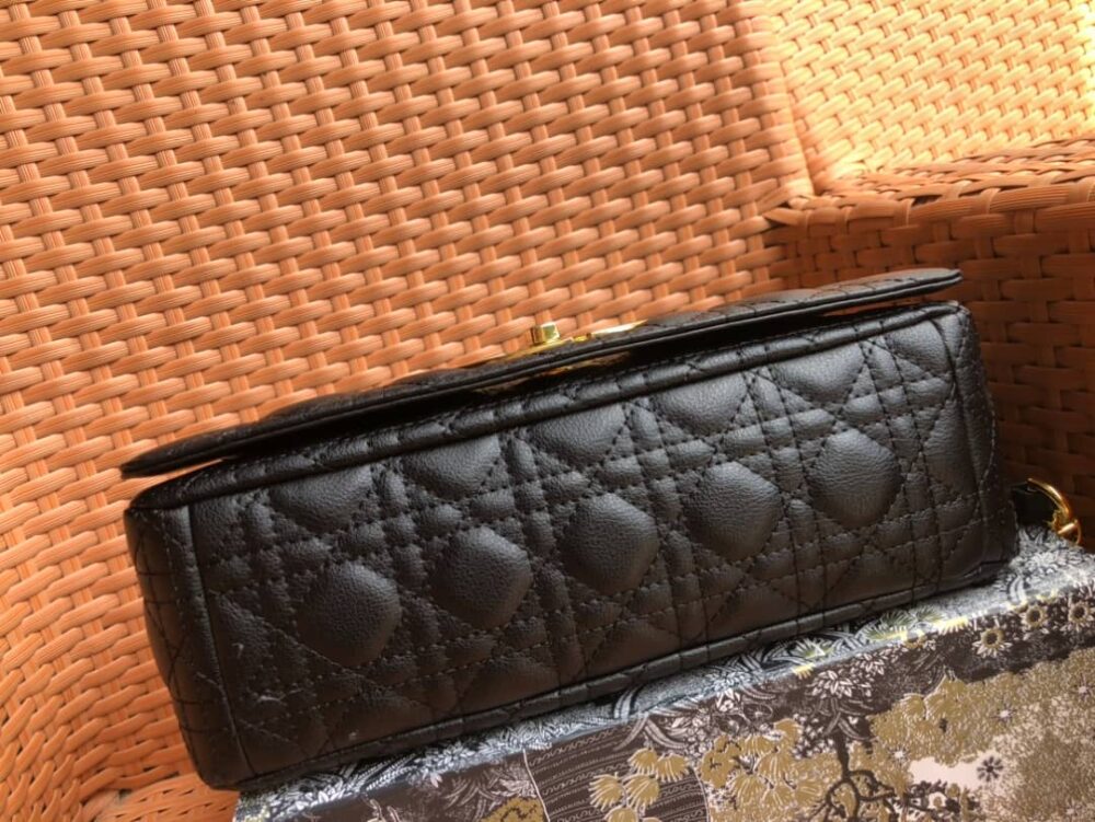 DIOR LARGE CARO IN BLACK BAG 28CM M9243UWHC - Image 3