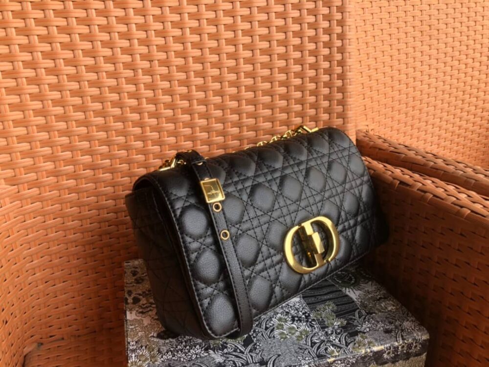 DIOR LARGE CARO IN BLACK BAG 28CM M9243UWHC - Image 6