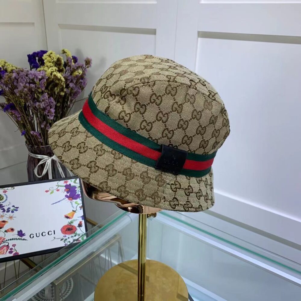 GUCCI GG SSIMA SOFT WEB FEDORA HAT BEIGE - Image 4