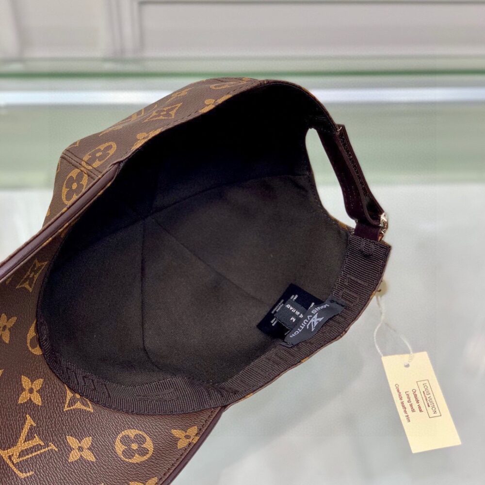 LOUIS VUITTON MONOGRAM COATED CANVAS CAP BROWN - Image 6