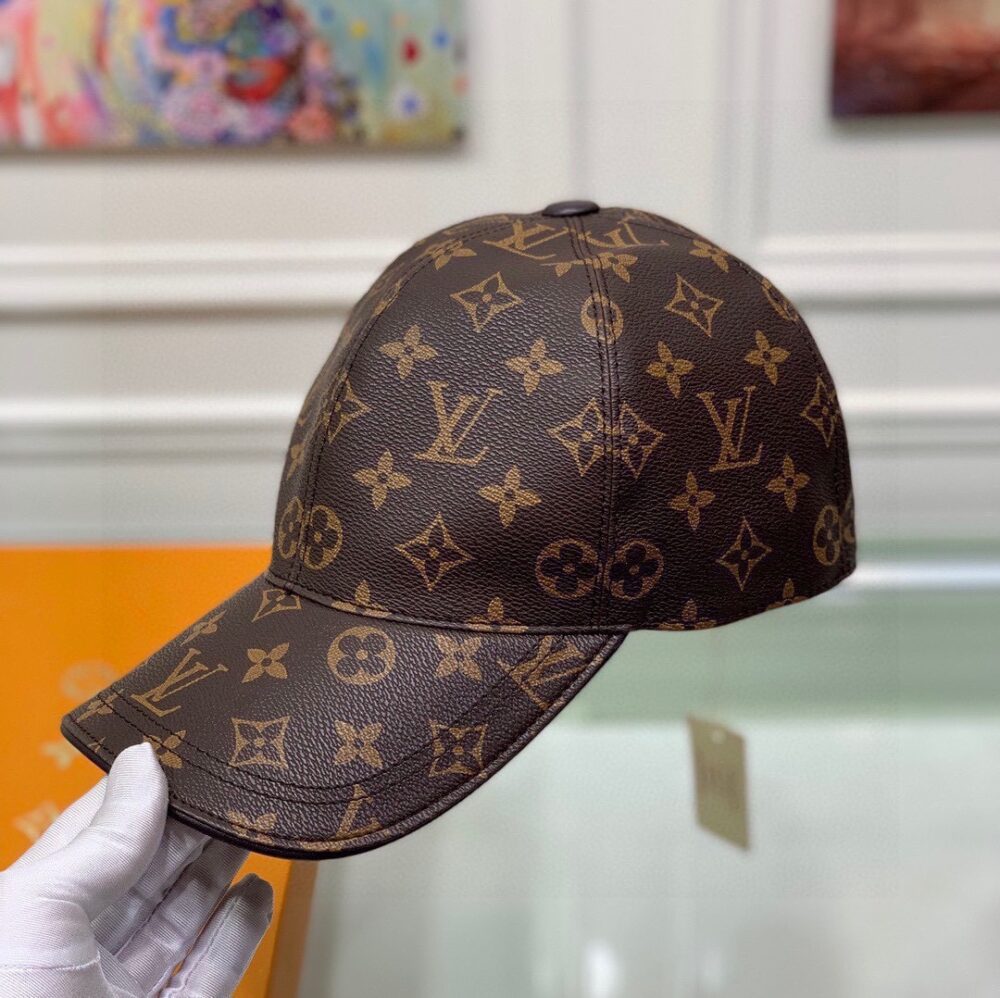 LOUIS VUITTON MONOGRAM COATED CANVAS CAP BROWN - Image 4