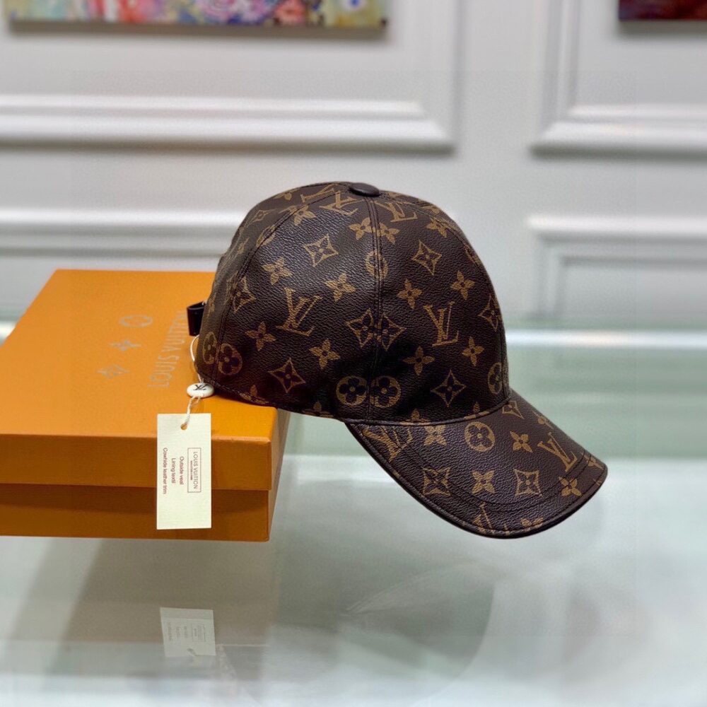 LOUIS VUITTON MONOGRAM COATED CANVAS CAP BROWN - Image 7