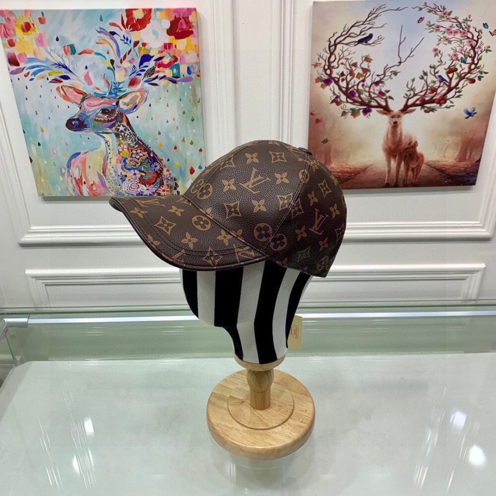 LOUIS VUITTON MONOGRAM COATED CANVAS CAP BROWN - Image 3