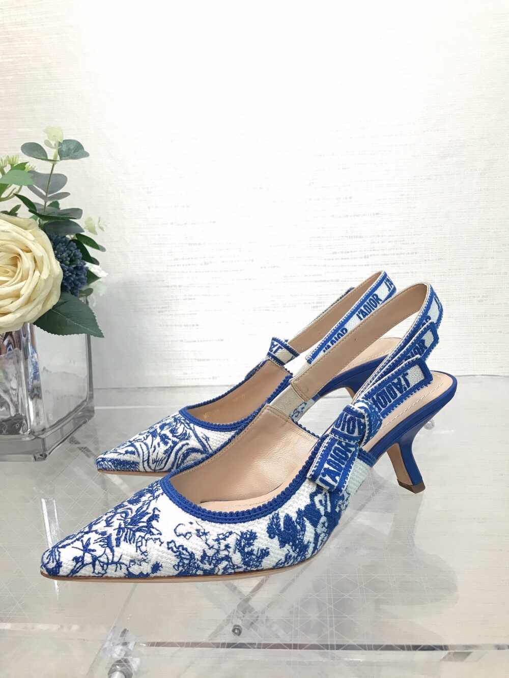 DIOR J'ADIOR SLINGBACK PUMP BLUE KCP761JHR60W - Image 4