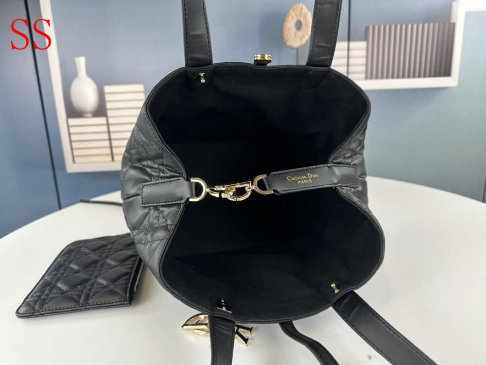 DIOR MEDIUM TOUJOURS BAG BLACK 29CM M2821OSHJM900 - Image 8