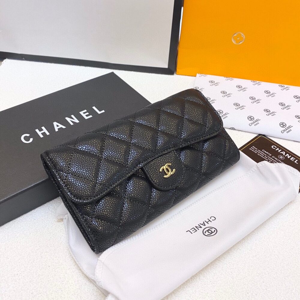 CHANEL CLASSIC LONG FLAP WALLET 19CM - Image 4