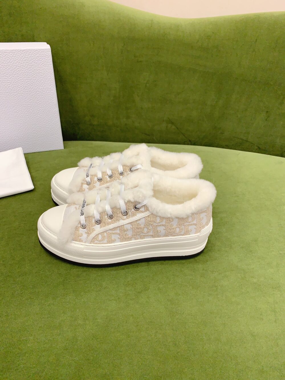 DIOR WALK'N'DIOR PLATFORM SNEAKER BEIGE - Image 8