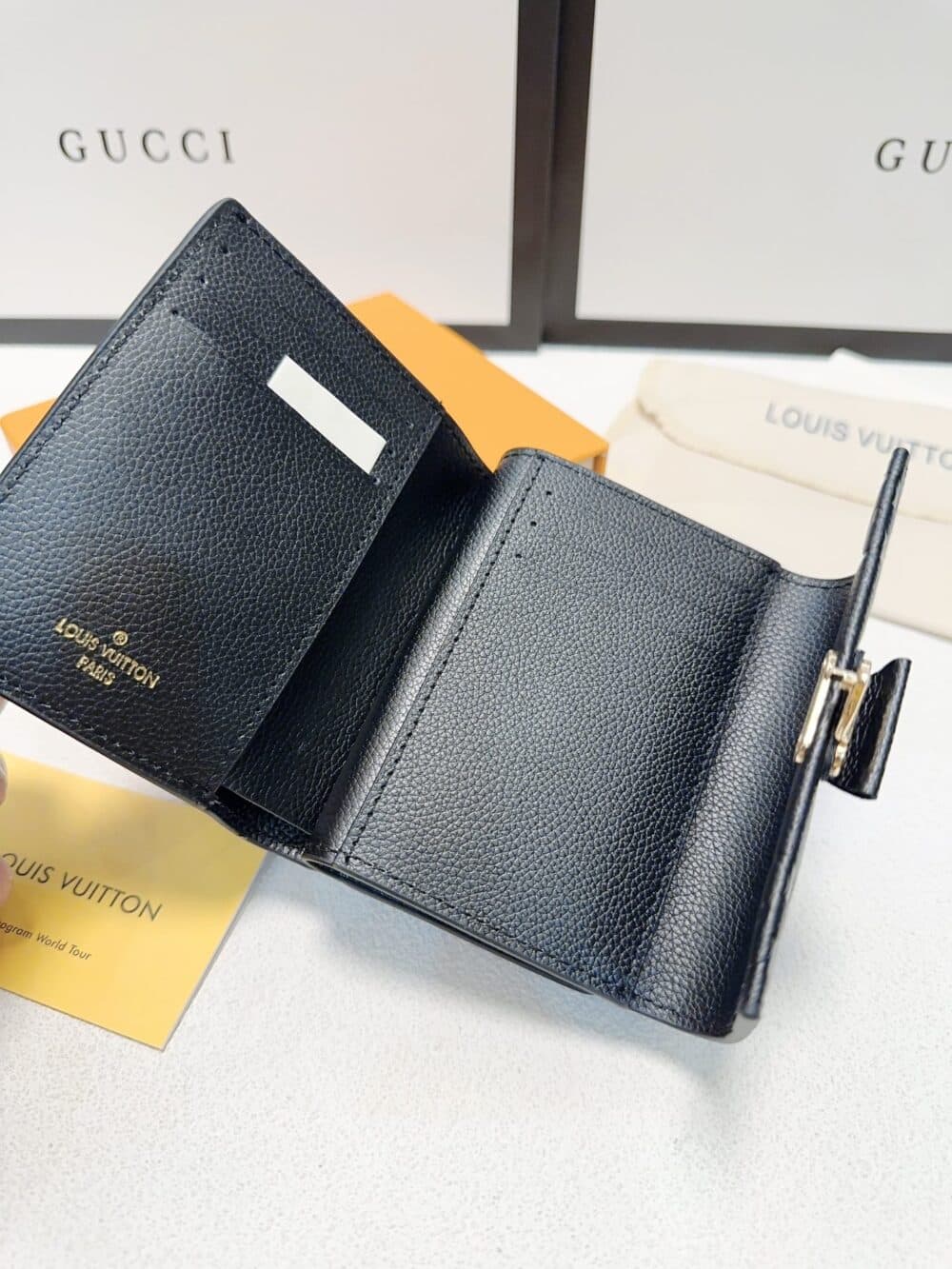 LOUIS VUITTON MÉTIS MINI WALLET BLACK 15CM M80880 - Image 10