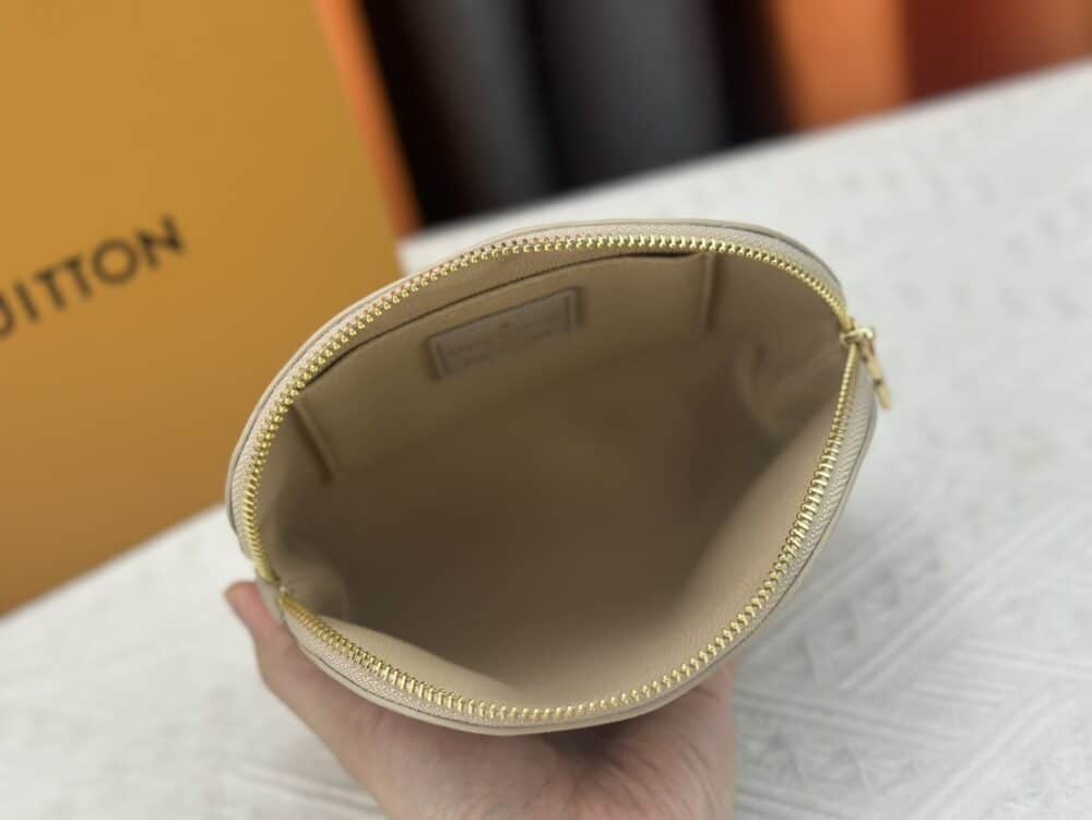 LOUIS VUITTON COSMETIC POUCH PM CREME 17CM M45951 - Image 3