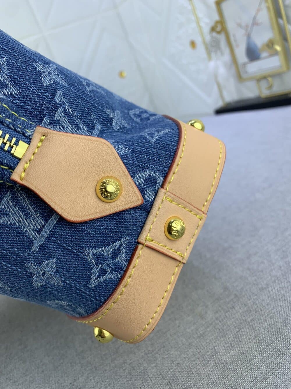 LOUIS VUITTON POCHETTE COSMÉTIQUE GM DENIM BLUE 27CM M24317 - Image 8