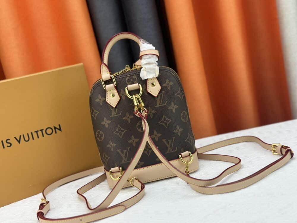 LOUIS VUITTON ALMA BACKPACK MONOGRAM CANVAS 20CM M47132 - Image 3