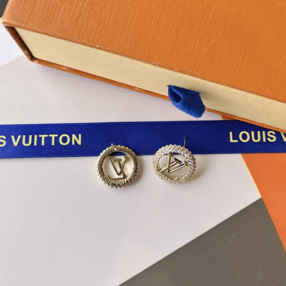 LOUIS VUITTON LOUISE BY NIGHT EARRINGS GOLD M00757 - Image 3