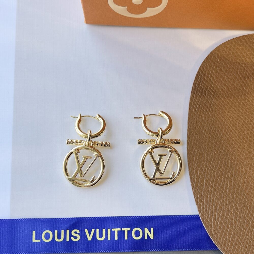 LOUIS VUITTON LV BABY LOUISE EARRINGS GOLGOLD M00613 - Image 5