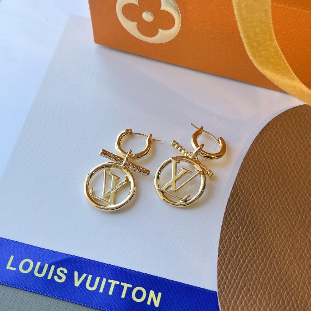 LOUIS VUITTON LV BABY LOUISE EARRINGS GOLGOLD M00613 - Image 3