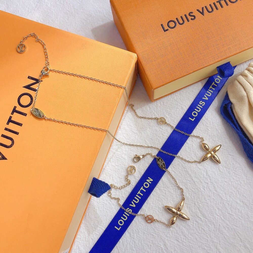 LOUIS VUITTON LOUISETTE NECKLACE GOLD M00365 - Image 4