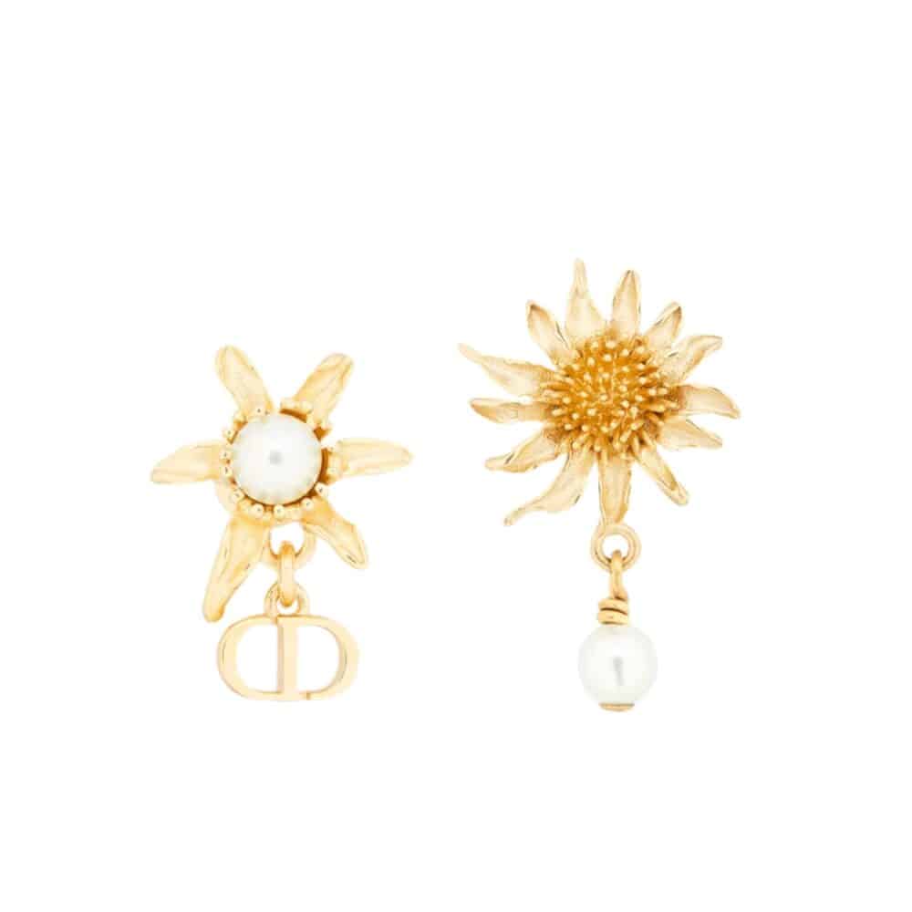 DIOR CHARDONS EARRINGS RESIN PEARLS E3690WOMRS D301