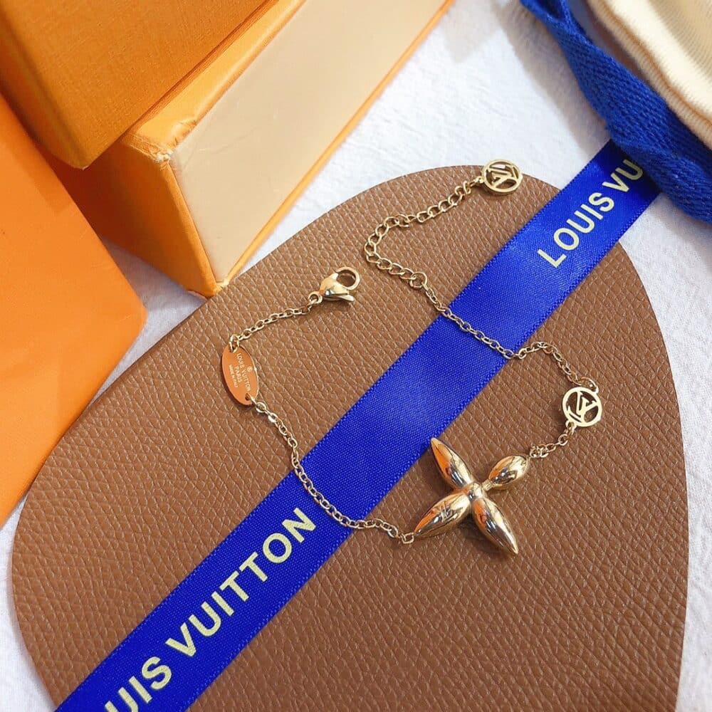 LOUIS VUITTON LOUISETTE BRACELET GOLD M00372 - Image 3