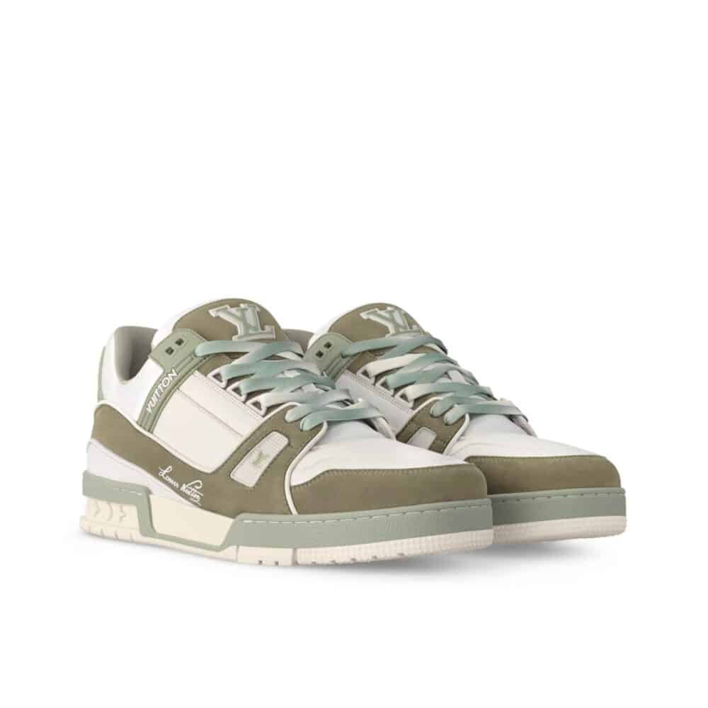 LOUIS VUITTON TRAINER SNEAKER GREEN 1ADHCG