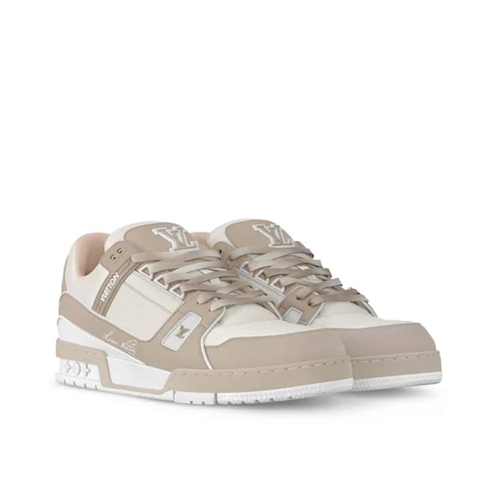 LOUIS VUITTON TRAINER SNEAKER BEIGE 1ADHDI