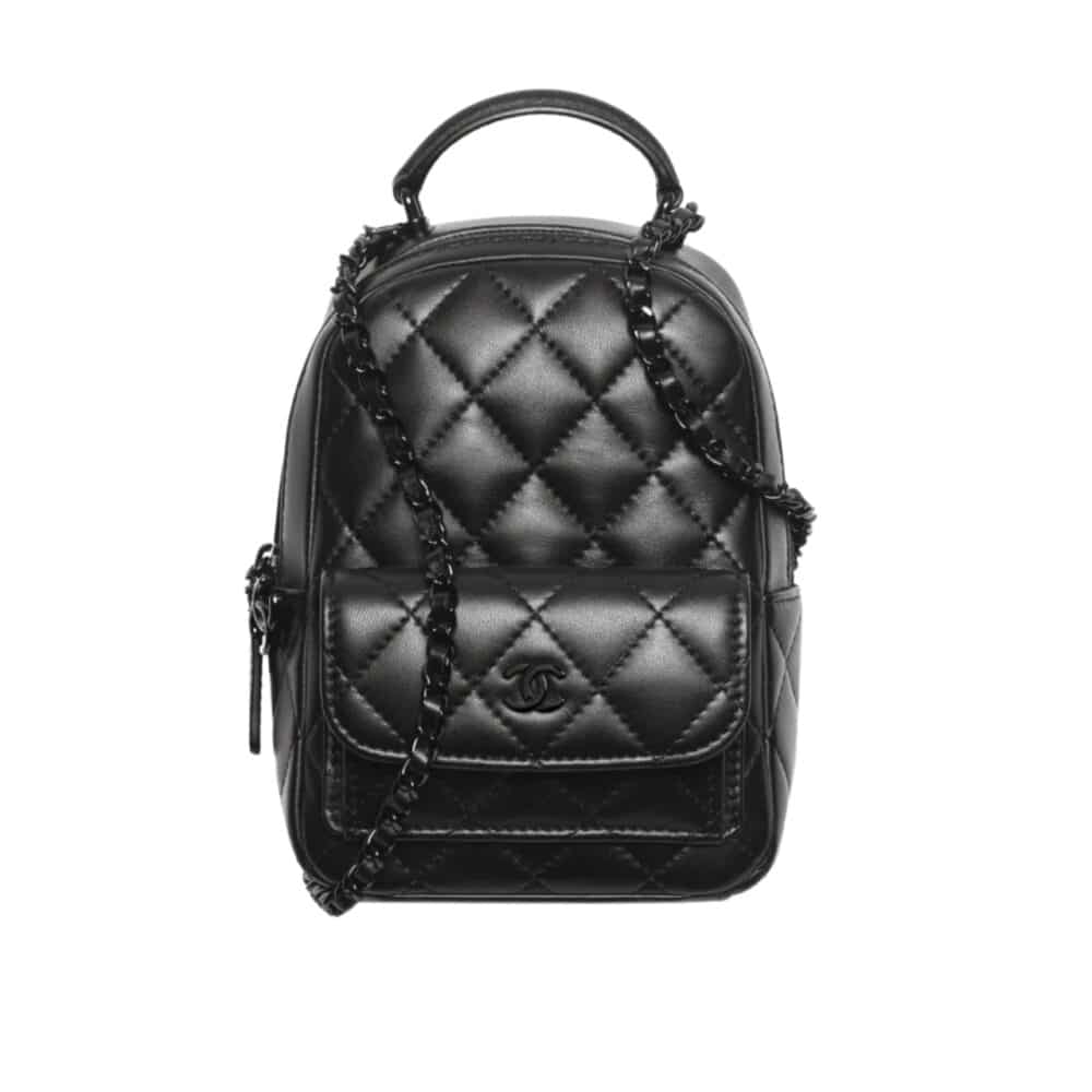 CHANEL CLASSIC MINI BACKPACK BLACK 12CM AP3753 B06311 94305