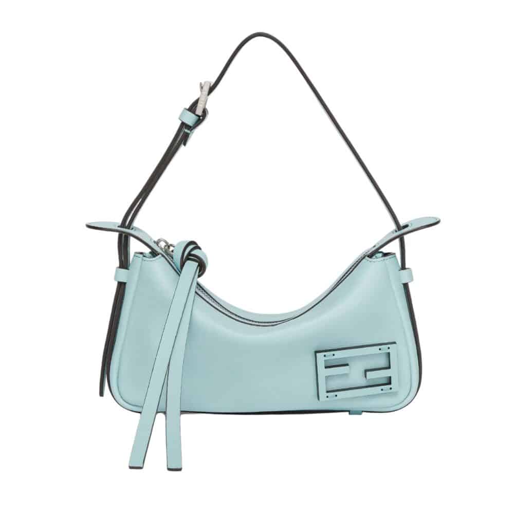 FENDI SIMPLY FENDI MINI BAG LIGHT BLUE 23CM 8BS097ATY6F1Q5V