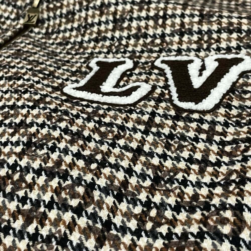 LOUIS VUITTON MONOGRAM WOOL HARRINGTON BLOUSON BEIGE 1AGIP6 - Image 4