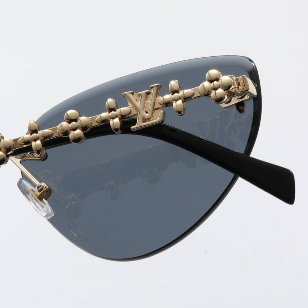 LOUIS VUITTON LV BLOOM CAT EYE GLASSES BLACK Z2138U - Image 3