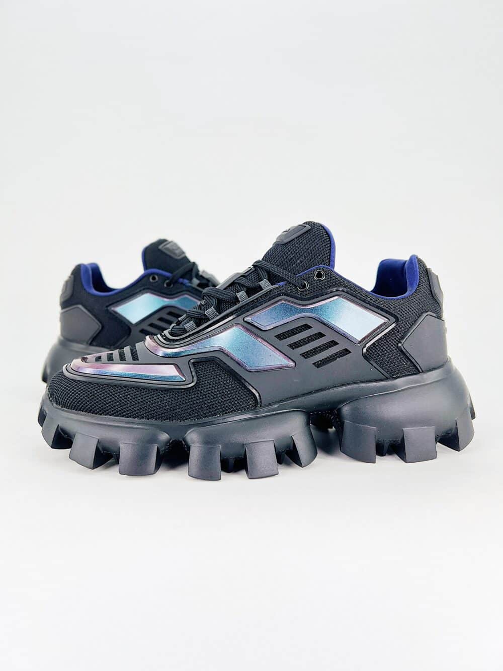 PRADA CLOUDBUST THUNDER LOW TOP SNEAKERS IN FABRIC IRIDESCENT - Image 3