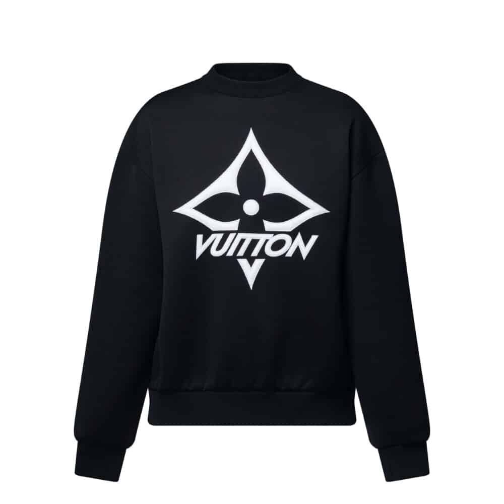 LOUIS VUITTON SWEATSHIRT LONG SLEEVES BLACK 1AGHHC