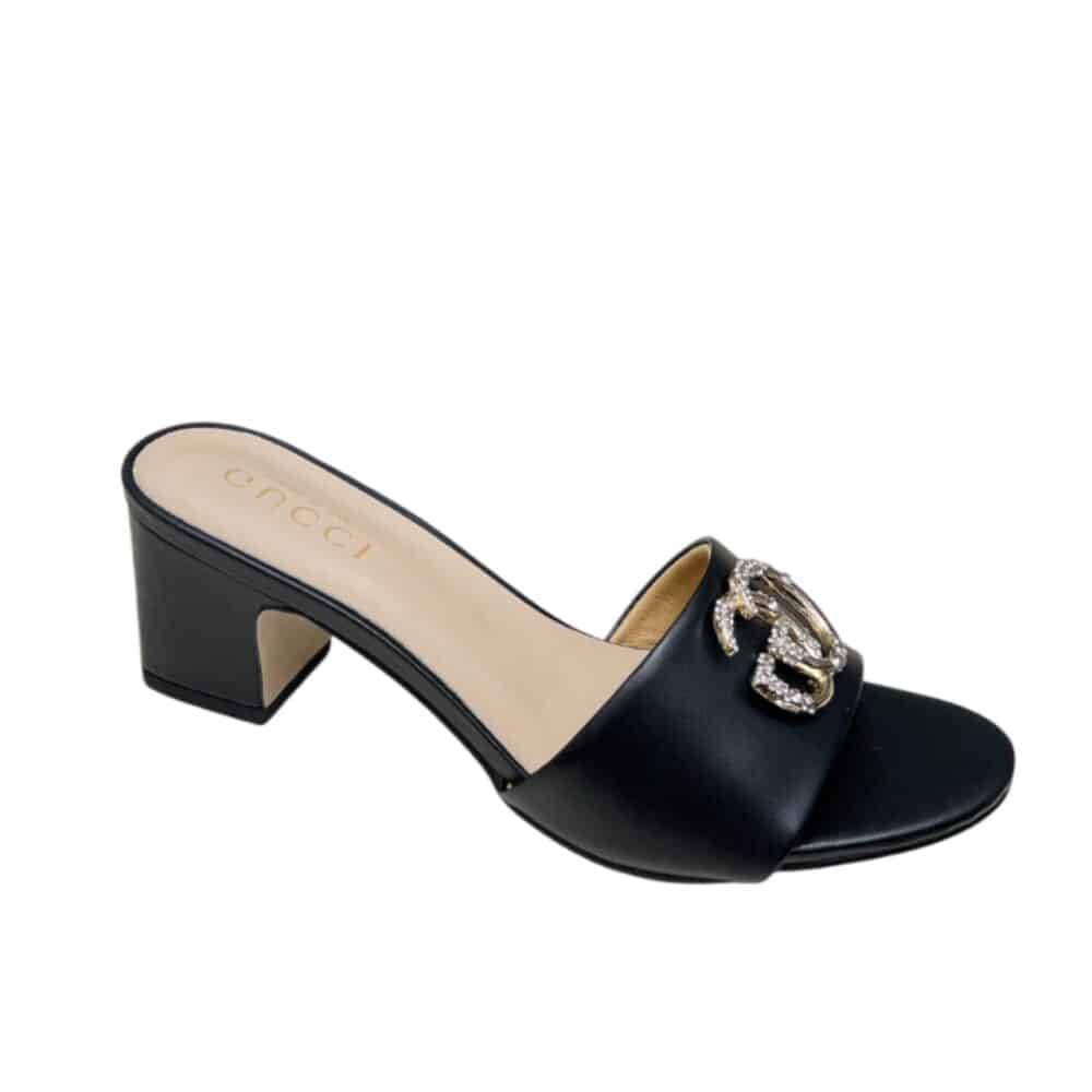 GUCCI NOJUM WOMEN'S SLIDE SANDAL BLACK