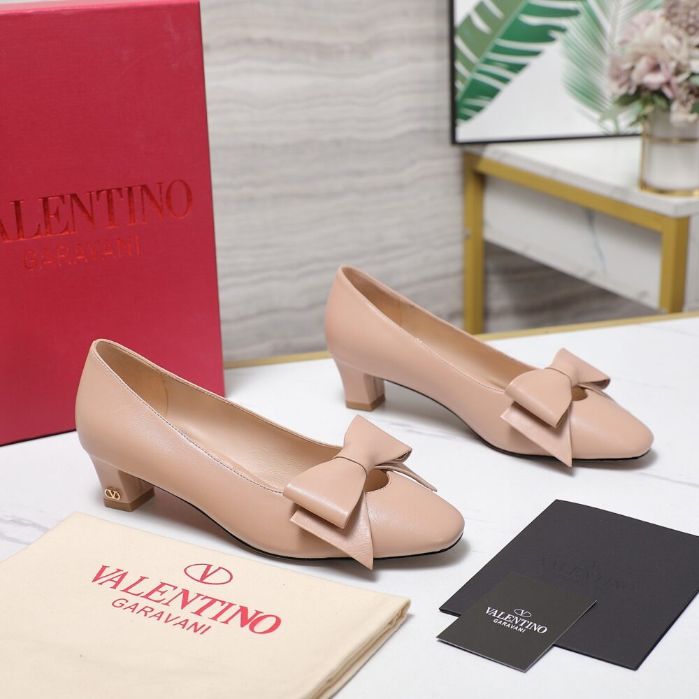 VALENTINO BOWOW PUMPS IN KIDSKIN WATER ROSE 6W2S0LB5DDT W34 - Image 3