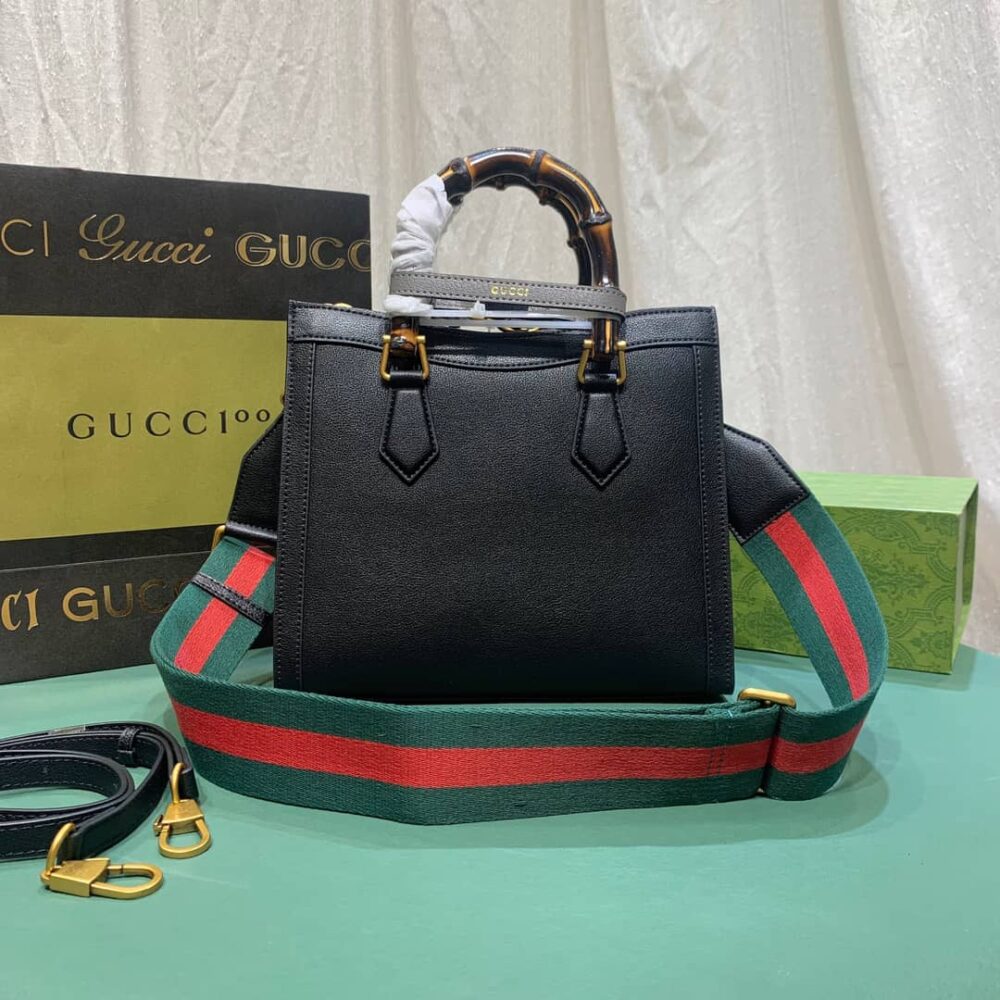 GUCCI DIANA TOTE BAG BLACK 27CM - Image 3