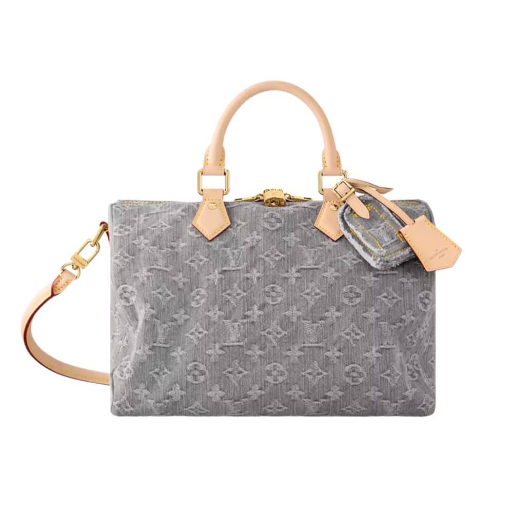 LOUIS VUITTON SPEEDY SOFT 30 WASHED GRAY 30CM M13344