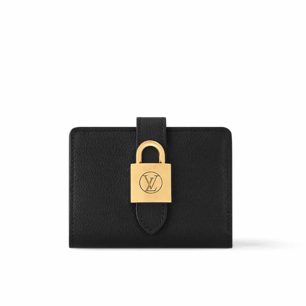 LOUIS VUITTON LOW KEY COMPACT WALLET BLACK 11CM M12408