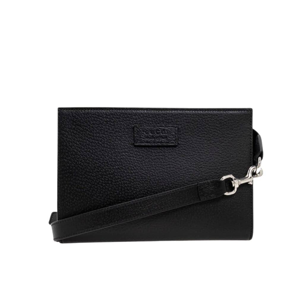 GUCCI SUPER MINI GG LEATHER CROSSBODY BAG 15CM