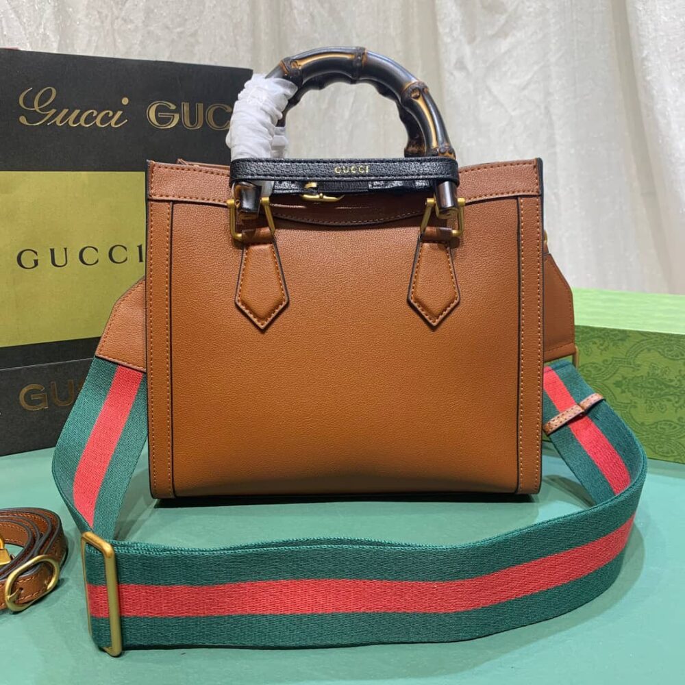 GUCCI DIANA TOTE BAG BROWN 27CM - Image 2