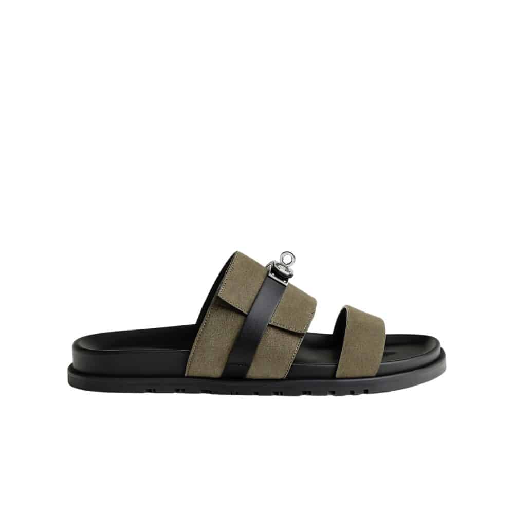 HERMES JACKSON SANDAL TUNDRA GREEN H242948ZH1R420