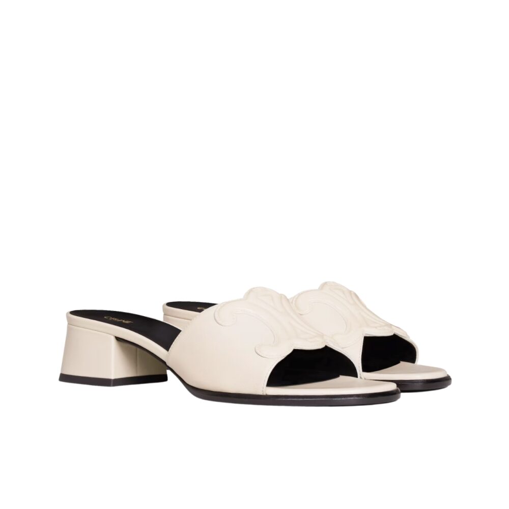 CELINE CLEMENCE MULE IN WHITE 362355045C 01MK