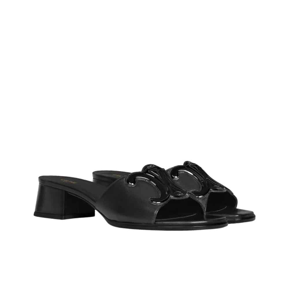 CELINE CLEMENCE MULE IN BLACK 362355045C 38NO